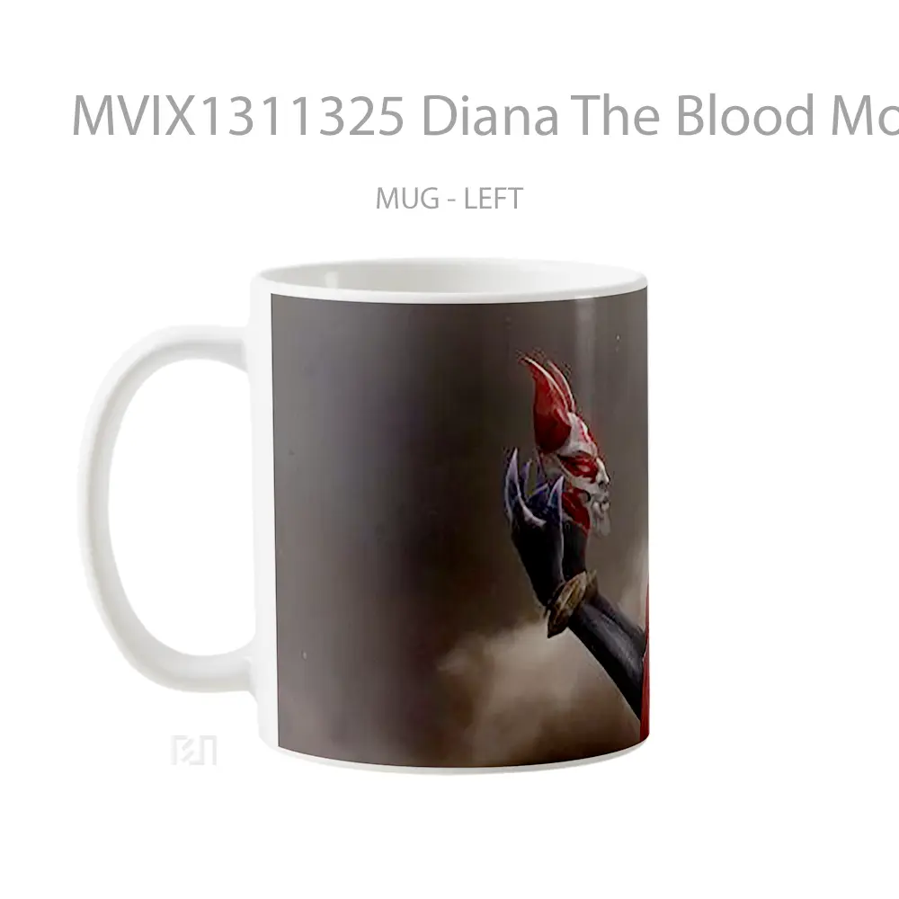 Mug Diana The Blood Moons Call League Of Legends Cangkir Gamer - All-side / Desain