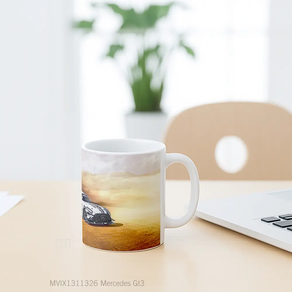 Mug Mercedes Gt3 Cangkir Mobil - All-side / Desain