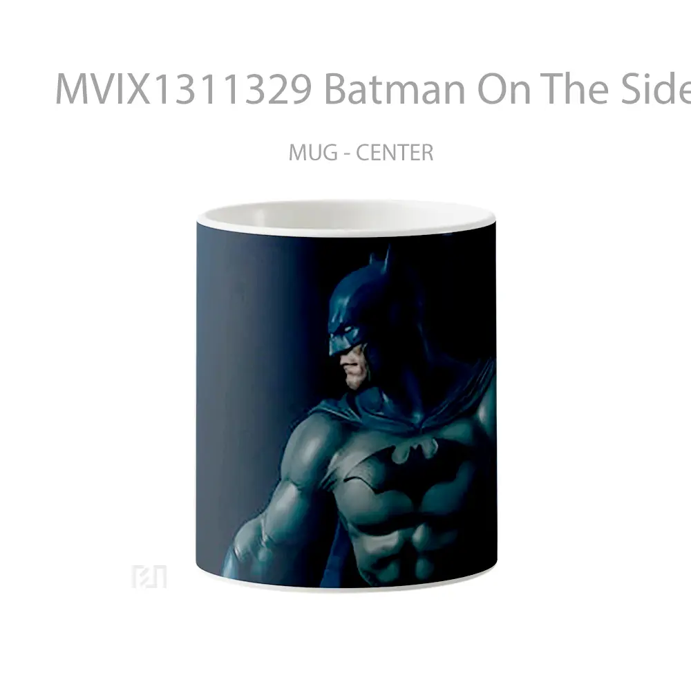 Mug Keramik Premium SNI - Mug Batman On The Side Gelas Superhero