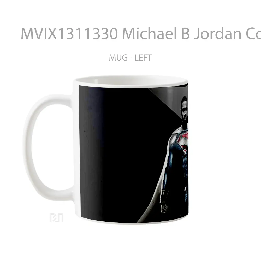 Mug Michael B Jordan Como Val Zod Superman Gelas Superhero - All-side / Desain