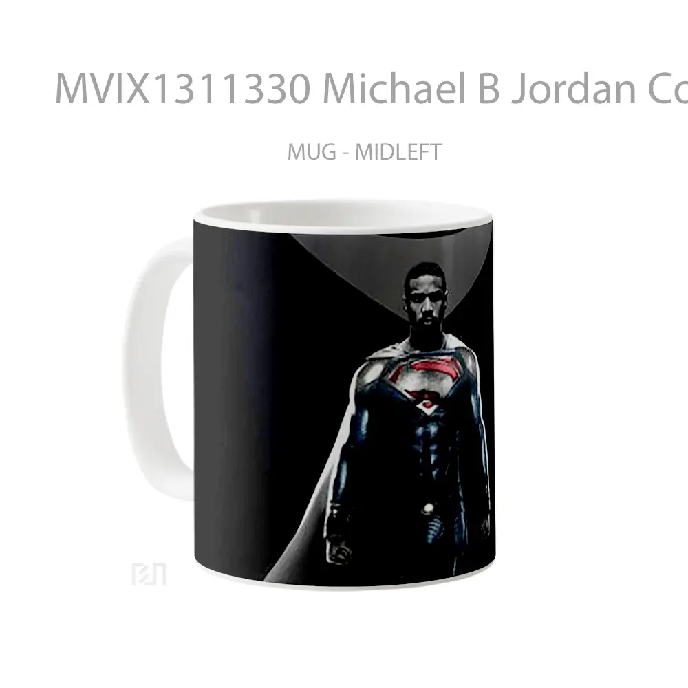 Mug Michael B Jordan Como Val Zod Superman Gelas Superhero - All-side / Desain