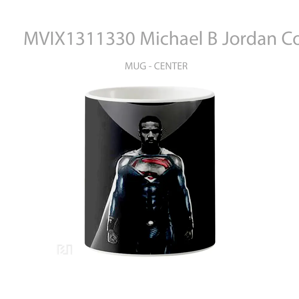 Mug Michael B Jordan Como Val Zod Superman Gelas Superhero