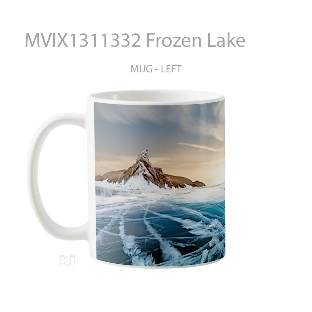 Mug Frozen Lake Gelas Pemandangan Alam - All-side / Desain