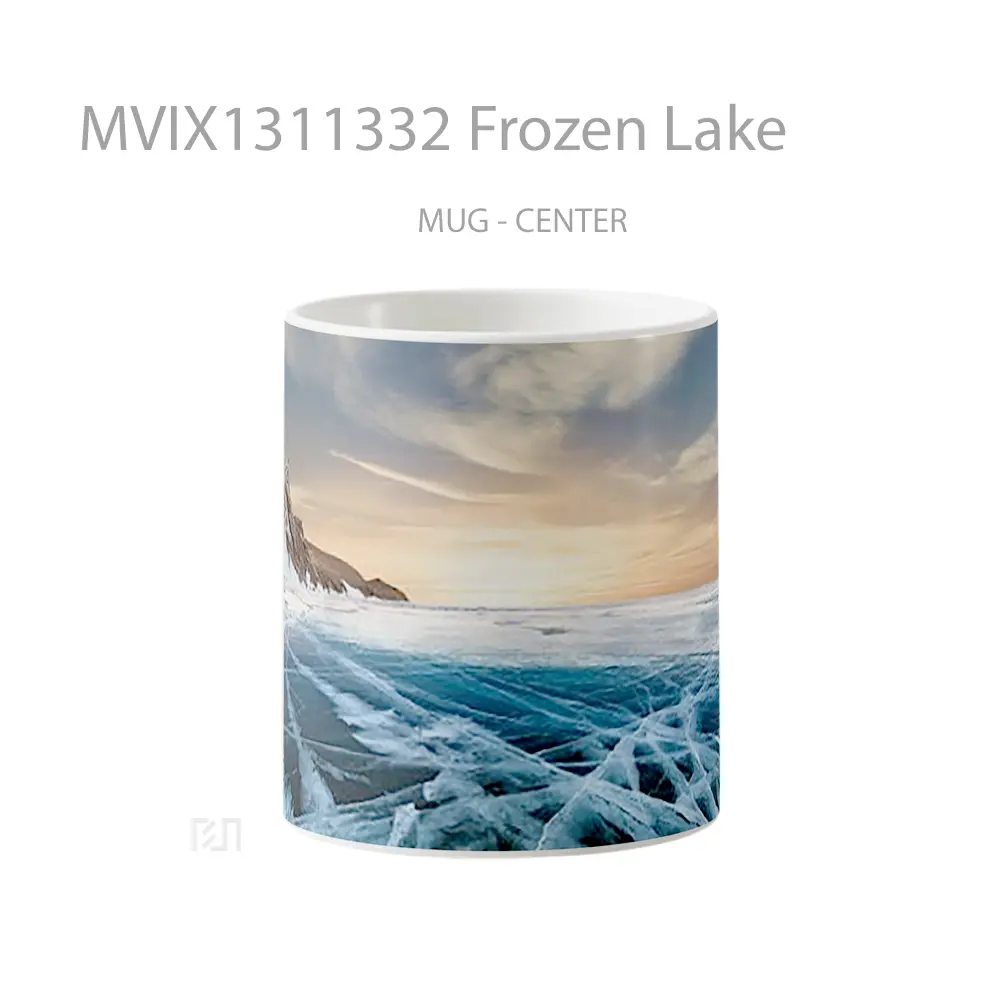 Mug Frozen Lake Gelas Pemandangan Alam