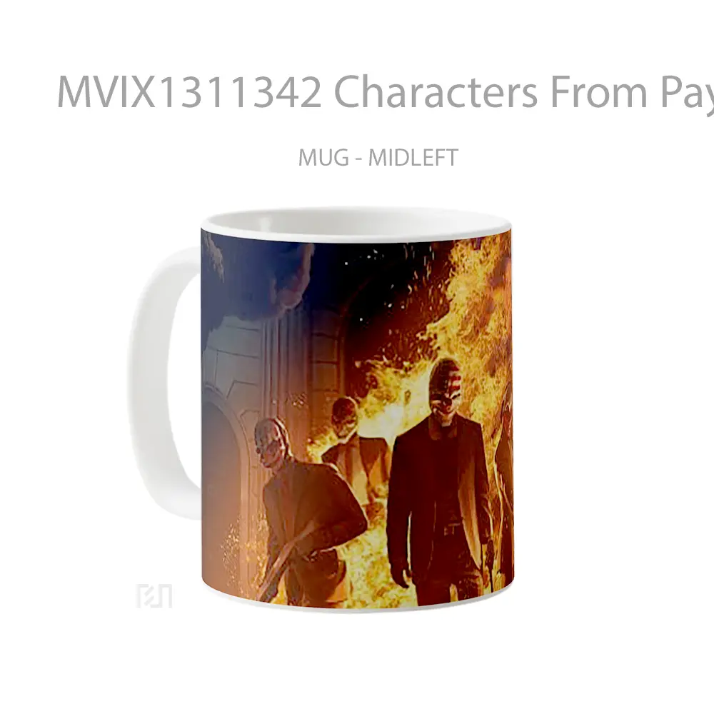 Mug Characters From Payday 2 Gelas Keramik Unik - All-side / Desain