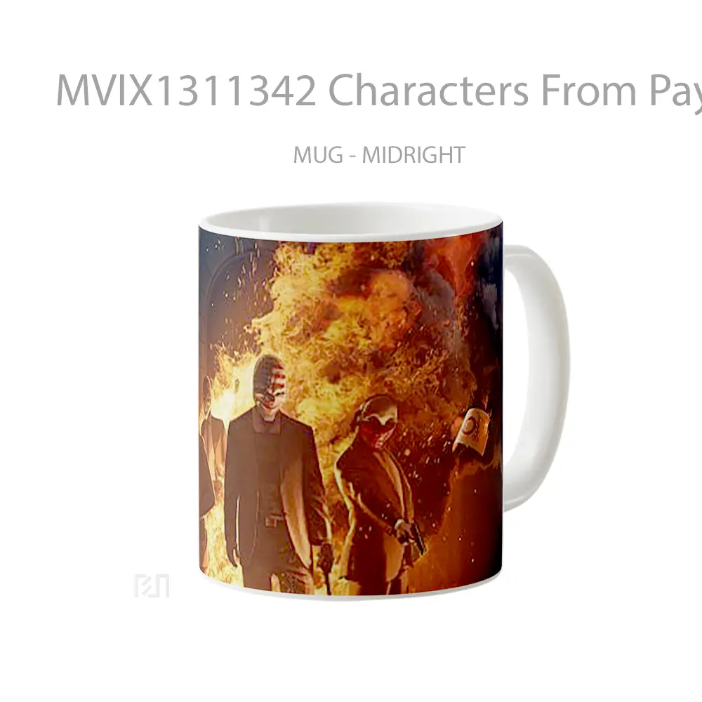 Mug Characters From Payday 2 Gelas Keramik Unik - All-side / Desain