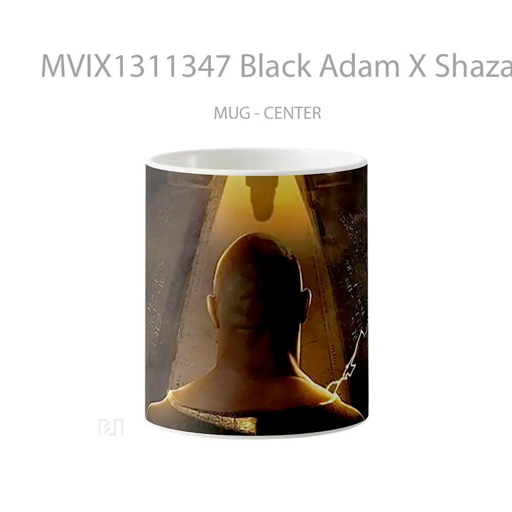 Mug Black Adam X Shazam Gelas Superhero
