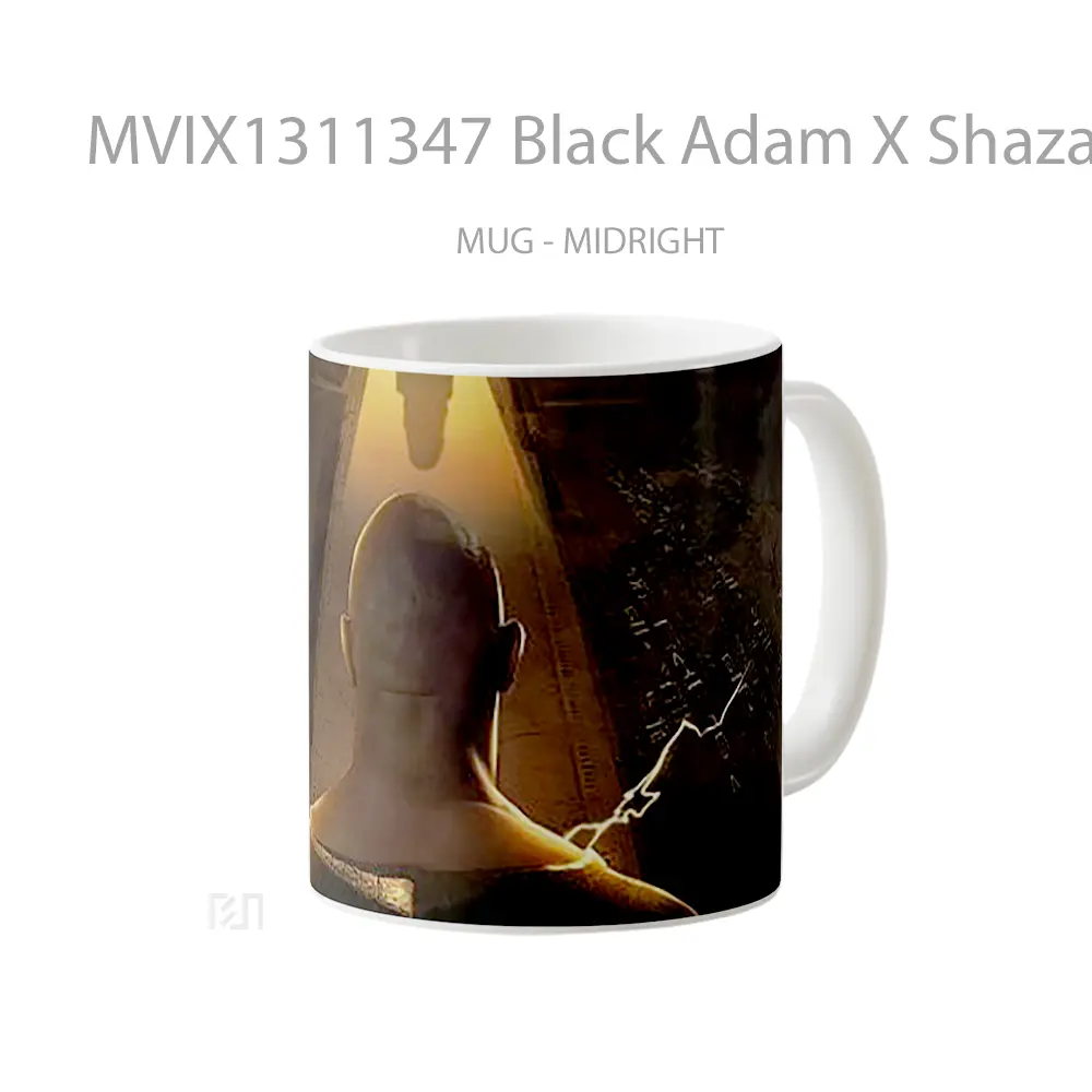Mug Black Adam X Shazam Gelas Superhero - All-side / Desain