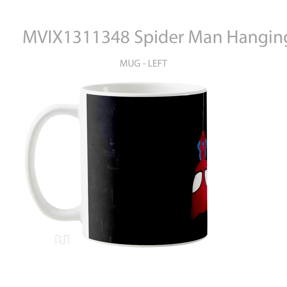 Mug Spider Man Hanging Gelas Superhero - All-side / Desain