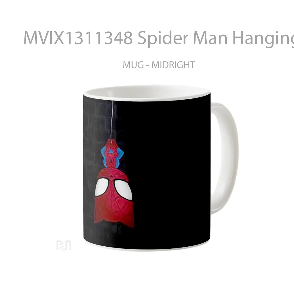 Mug Spider Man Hanging Gelas Superhero - All-side / Desain
