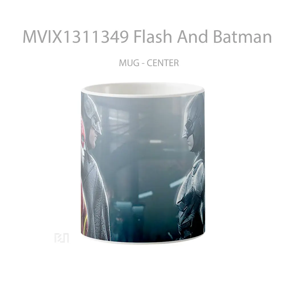 Mug Flash And Batman Gelas Superhero