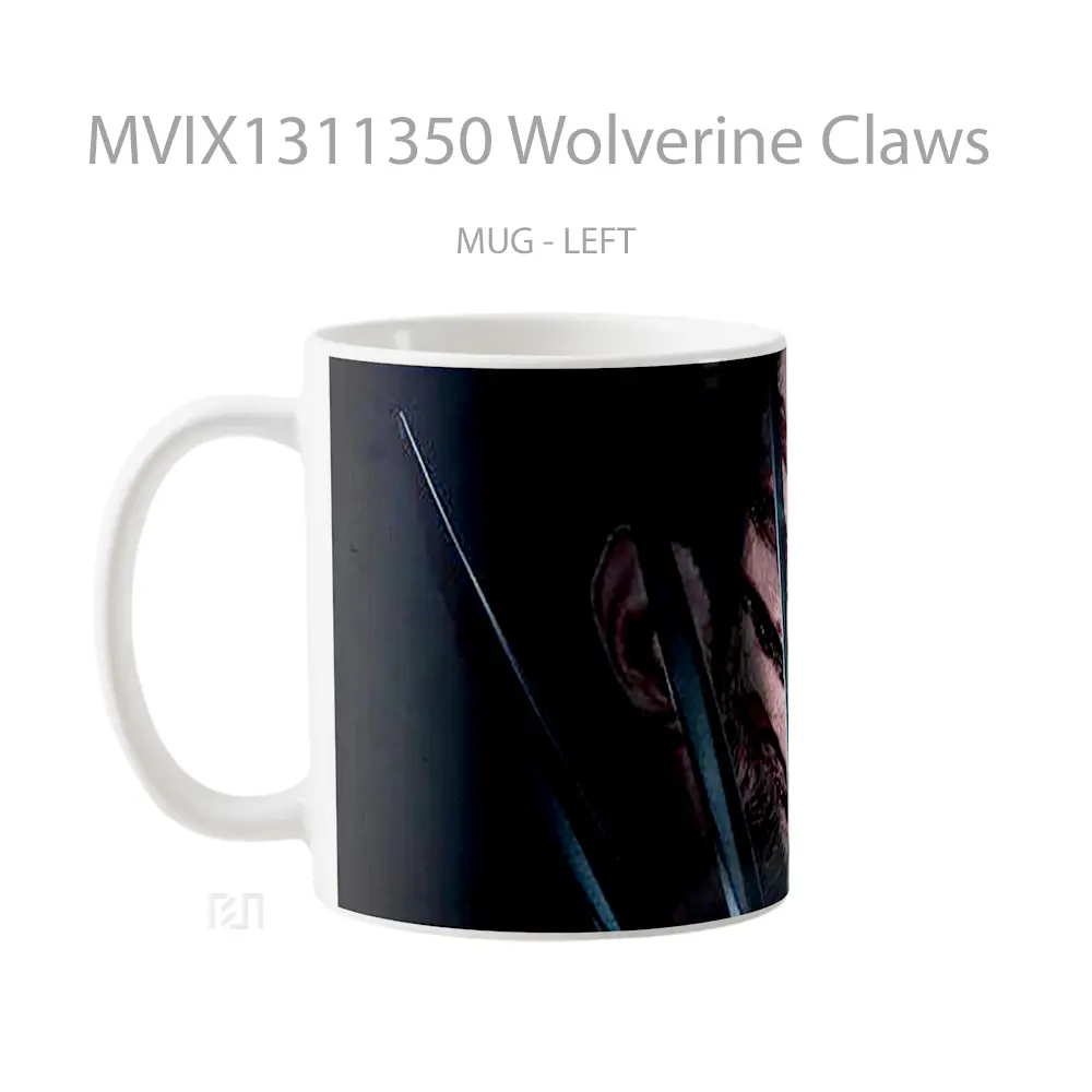 Mug Wolverine Claws Gelas Superhero - All-side / Desain