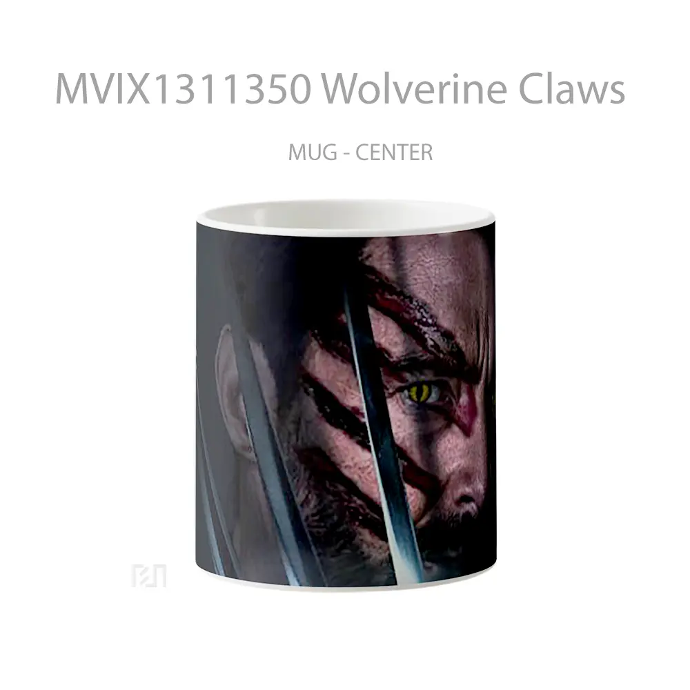 Mug Wolverine Claws Gelas Superhero