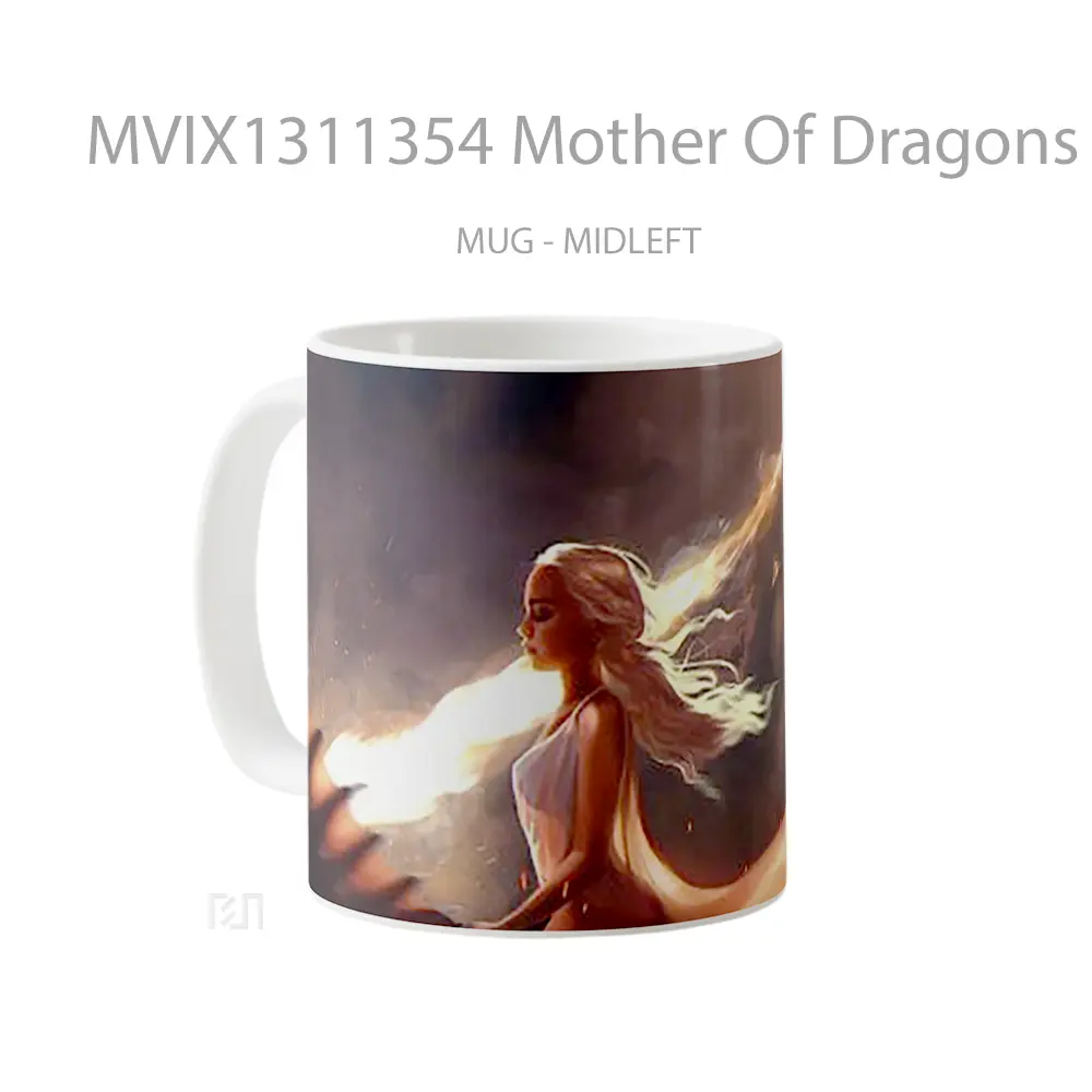 Mug Mother Of Dragons Gelas Fantasi - All-side / Desain