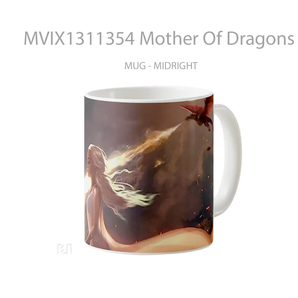 Mug Mother Of Dragons Gelas Fantasi - All-side / Desain