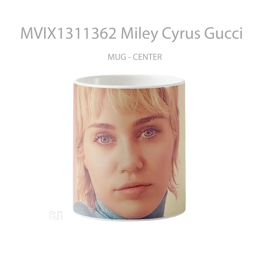 Mug Miley Cyrus Gucci Gelas Selebriti