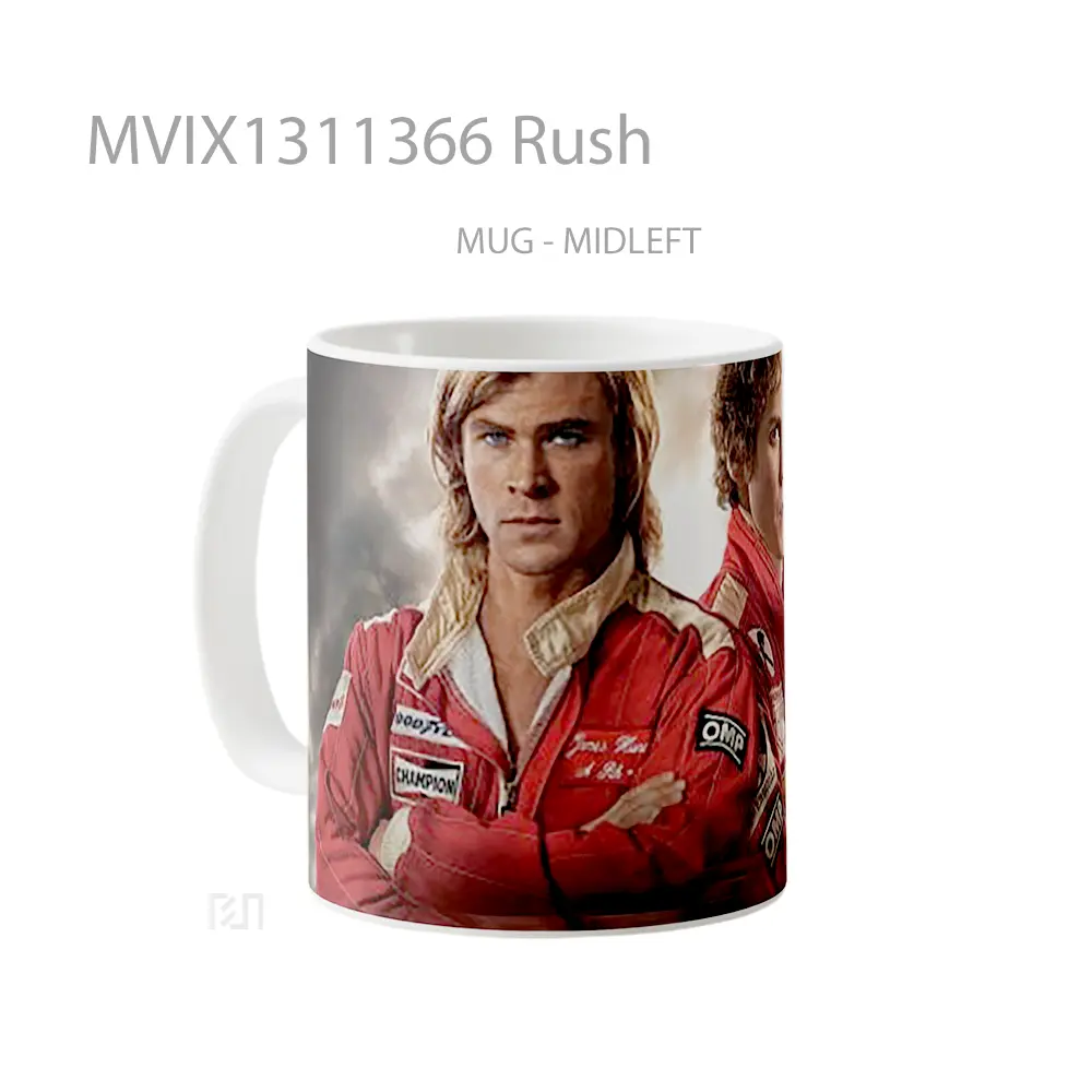 Mug Rush Gelas Keramik Unik - All-side / Desain