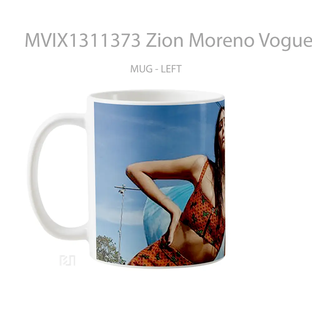 Mug Zion Moreno Vogue Gelas Keramik Unik - All-side / Desain