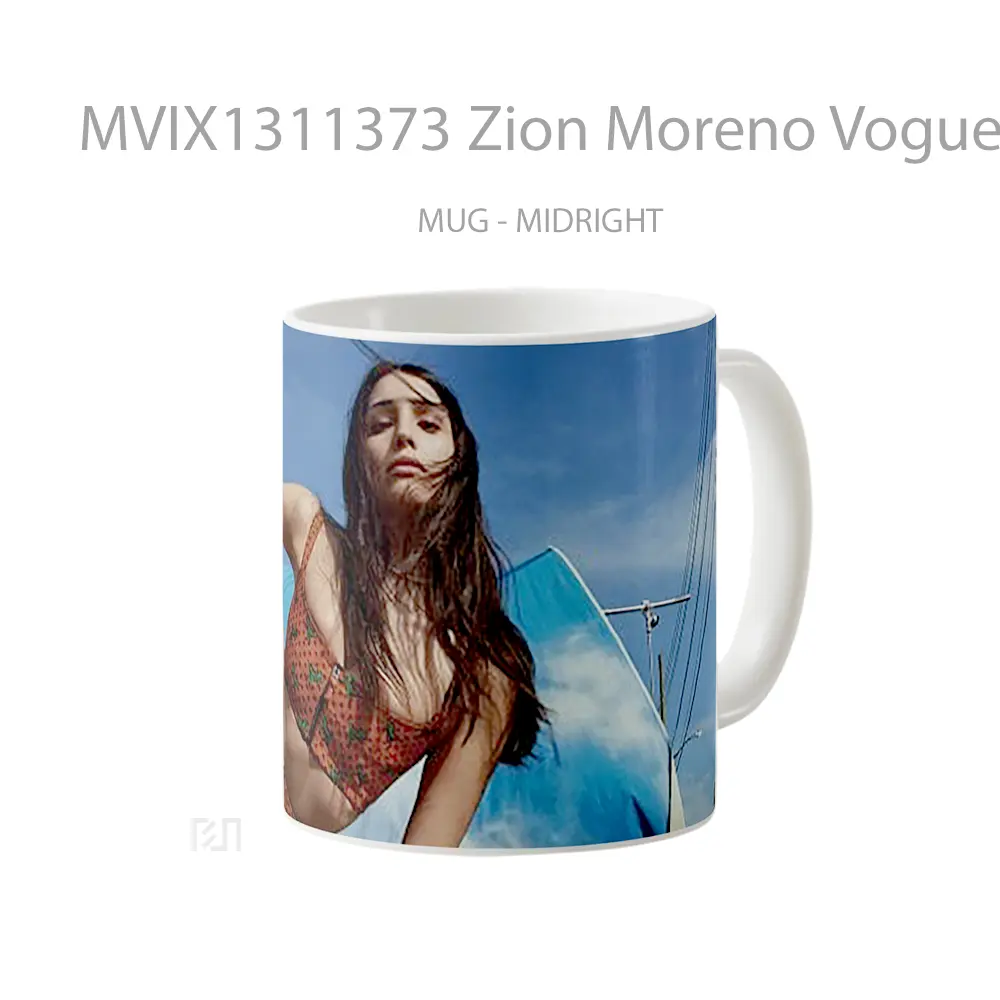 Mug Zion Moreno Vogue Gelas Keramik Unik - All-side / Desain