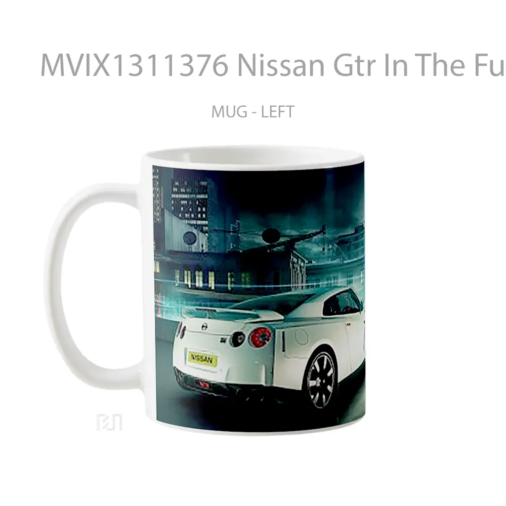 Mug Nissan Gtr In The Future Cangkir Mobil - All-side / Desain