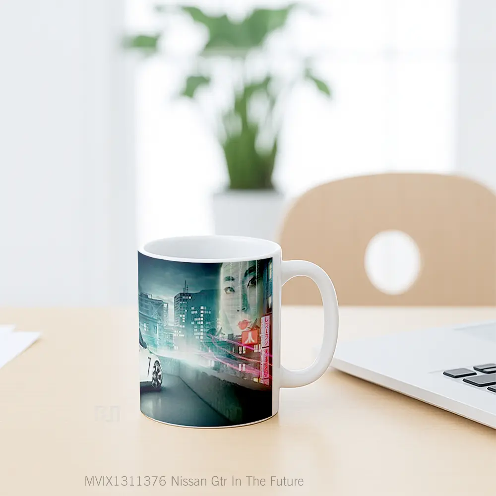 Mug Nissan Gtr In The Future Cangkir Mobil - All-side / Desain