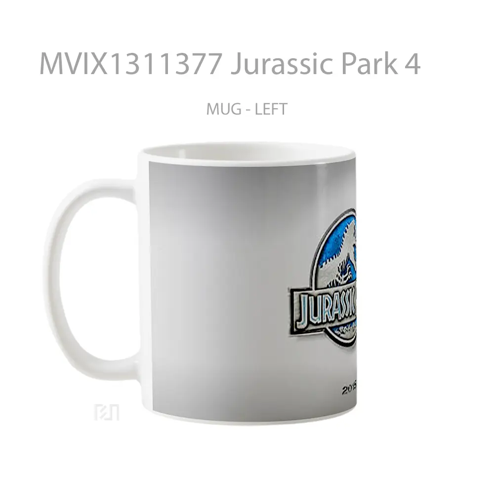 Mug Jurassic Park 4 Gelas Film - All-side / Desain