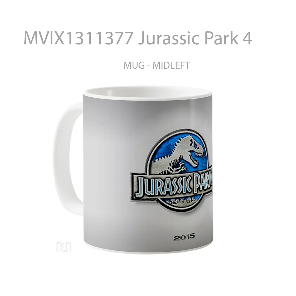 Mug Jurassic Park 4 Gelas Film - All-side / Desain