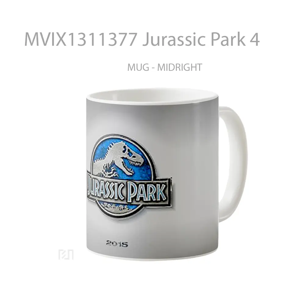 Mug Jurassic Park 4 Gelas Film - All-side / Desain