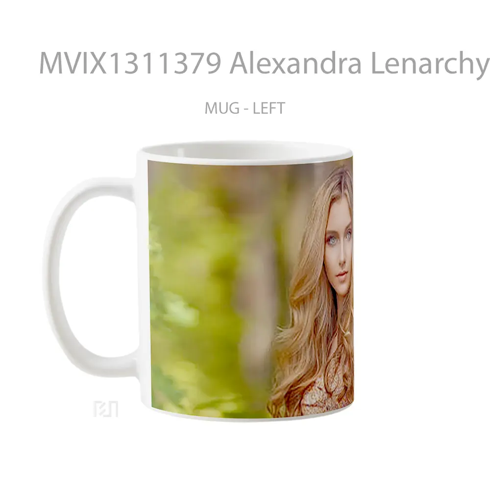 Mug Alexandra Lenarchyk Gelas Selebriti - All-side / Desain