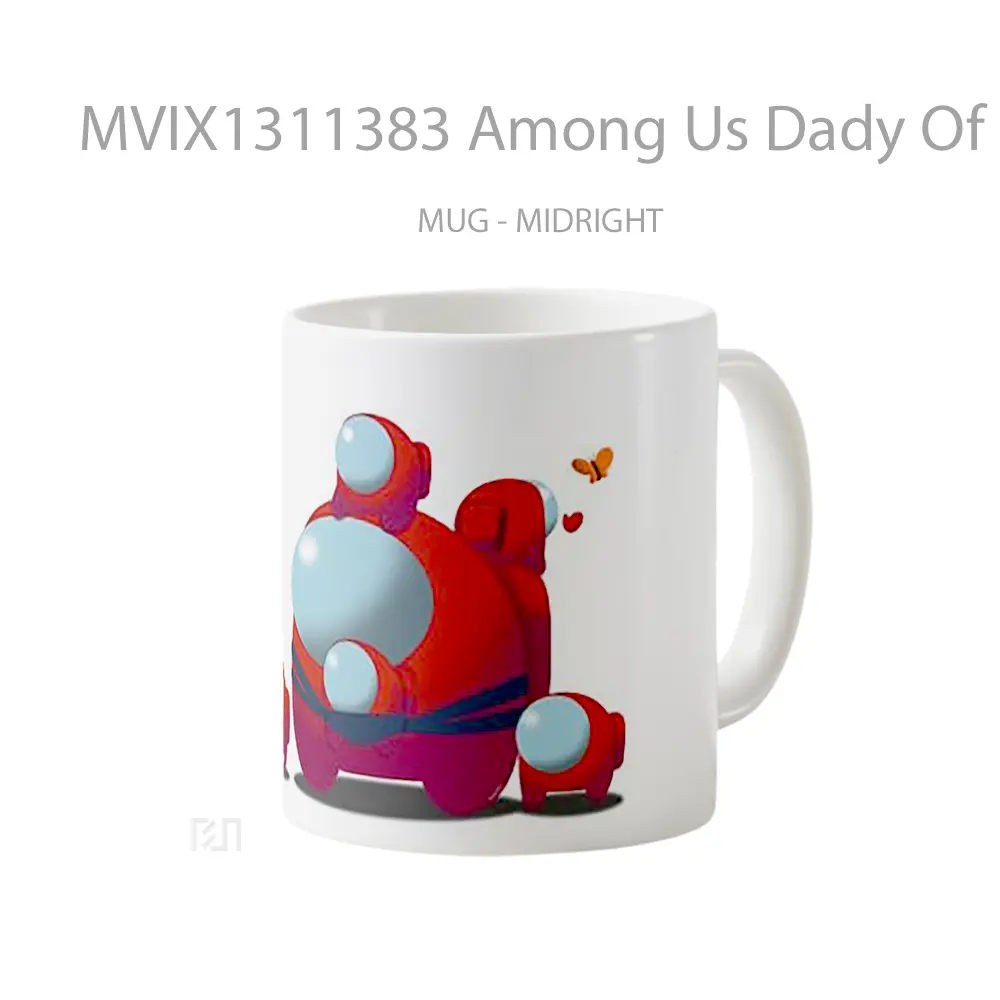 Mug Among Us Dady Of Five Gelas Keramik Unik - All-side / Desain