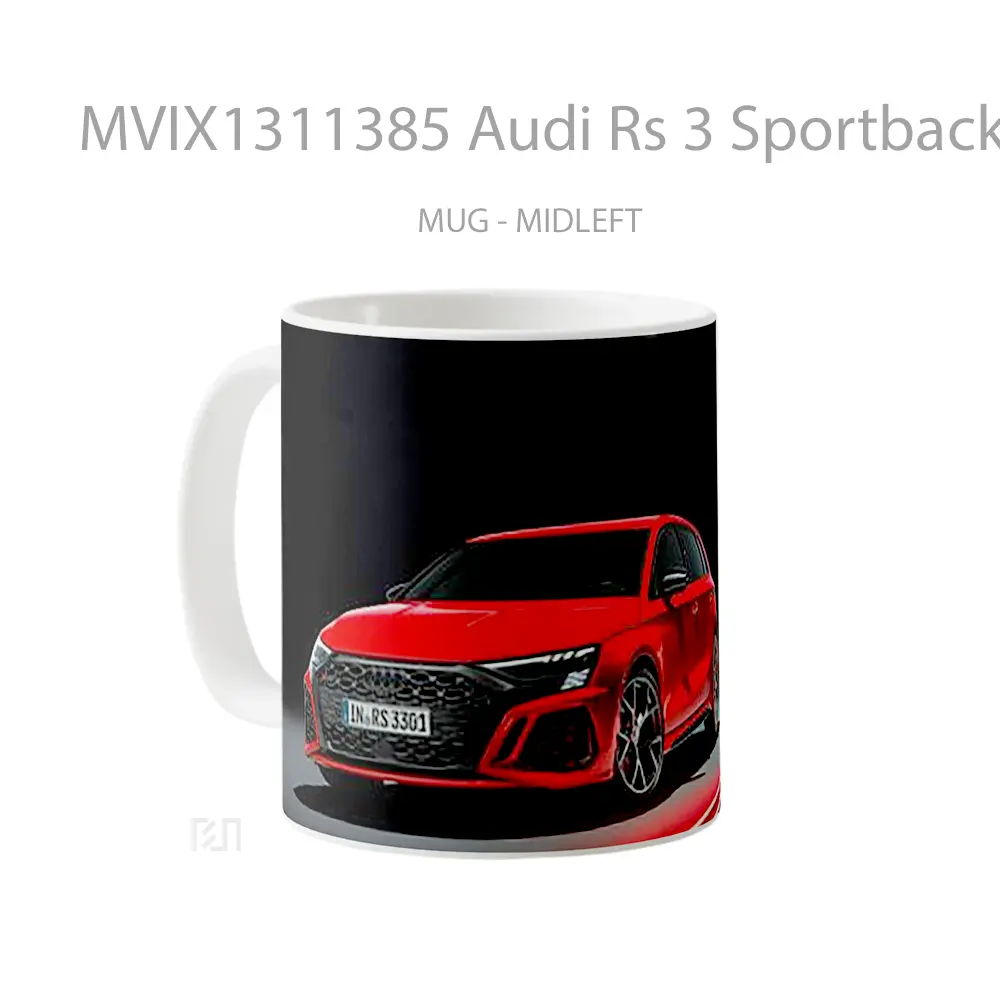 Mug Audi Rs 3 Sportback Cangkir Mobil - All-side / Desain