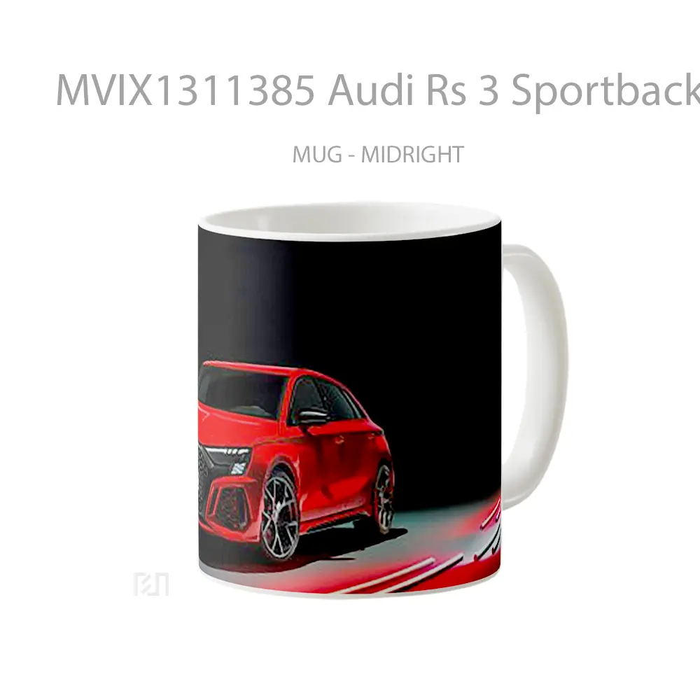 Mug Audi Rs 3 Sportback Cangkir Mobil - All-side / Desain