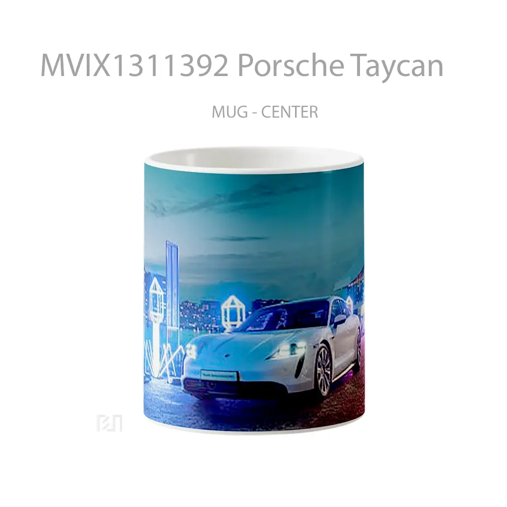 Mug Porsche Taycan Cangkir Mobil