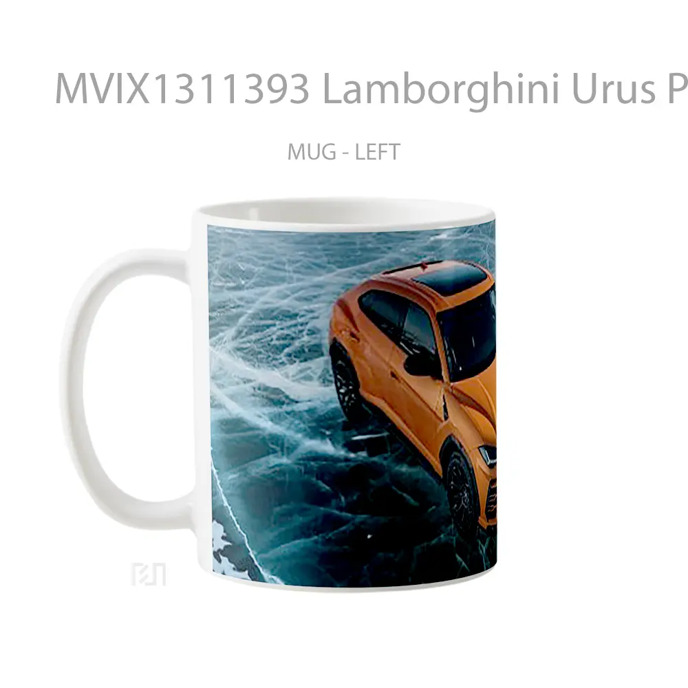 Mug Lamborghini Urus Pearl Capsule Cangkir Mobil - All-side / Desain