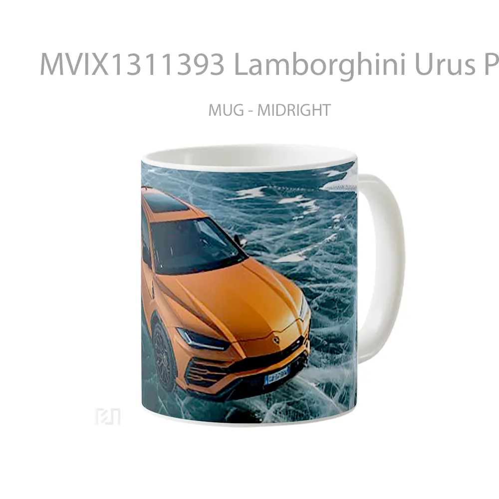 Mug Lamborghini Urus Pearl Capsule Cangkir Mobil - All-side / Desain