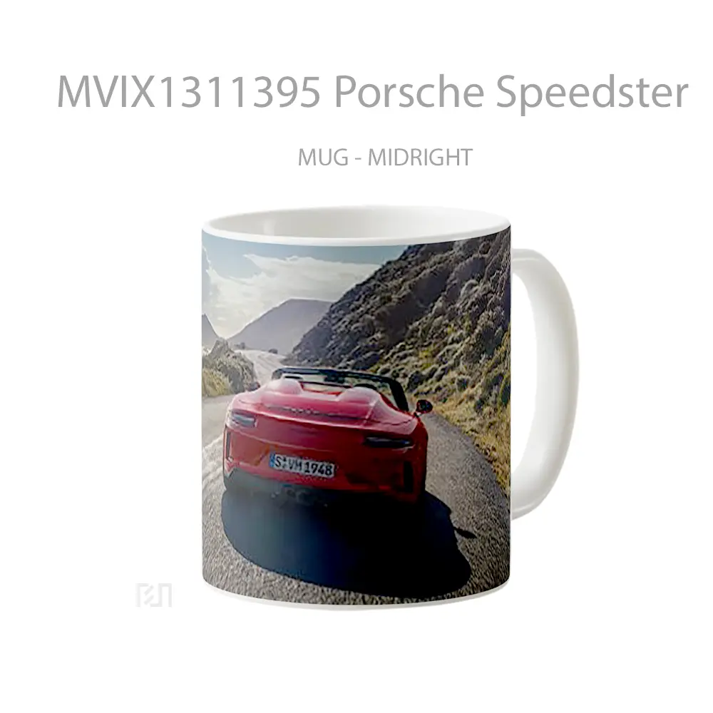Mug Porsche Speedster Cangkir Mobil - All-side / Desain