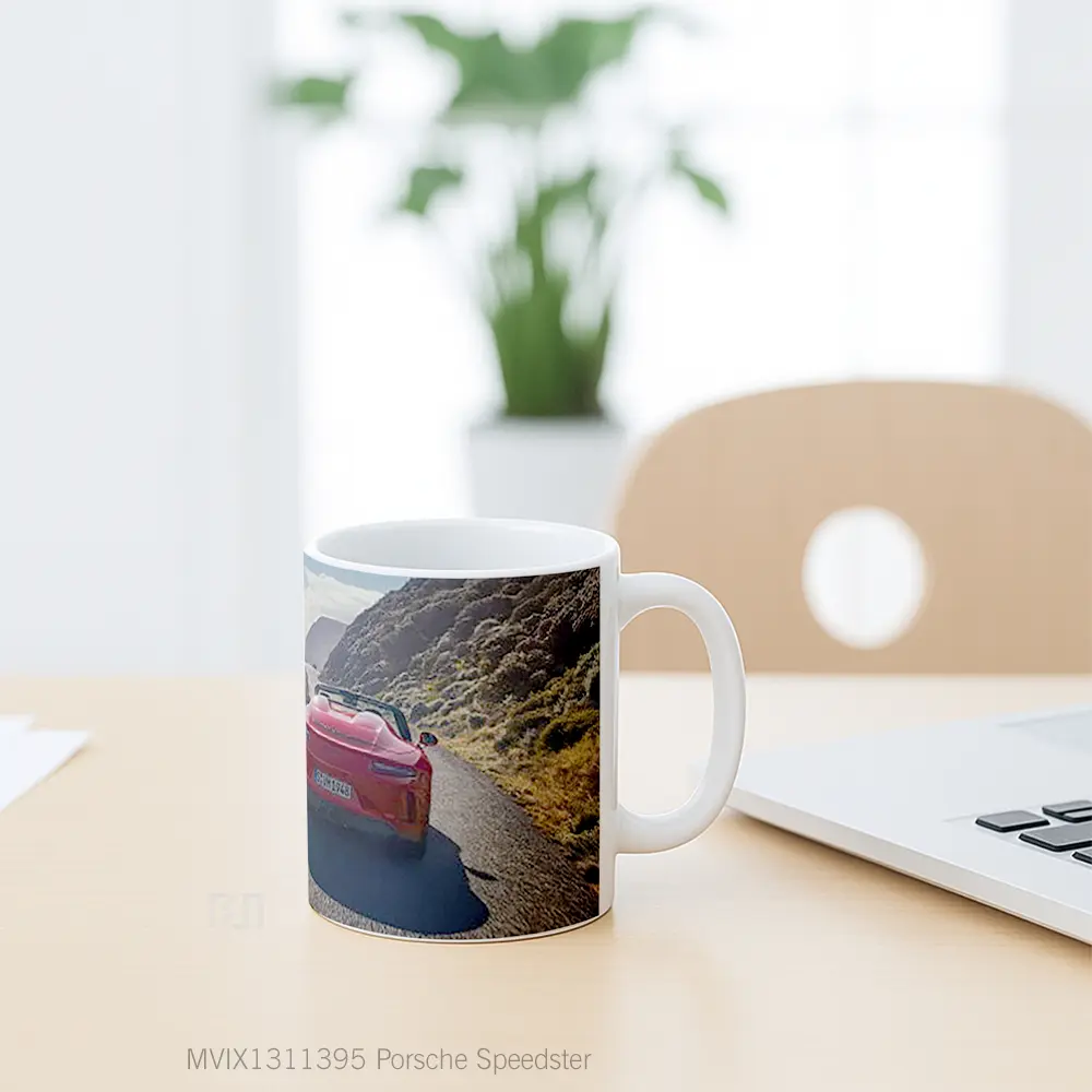 Mug Porsche Speedster Cangkir Mobil - All-side / Desain
