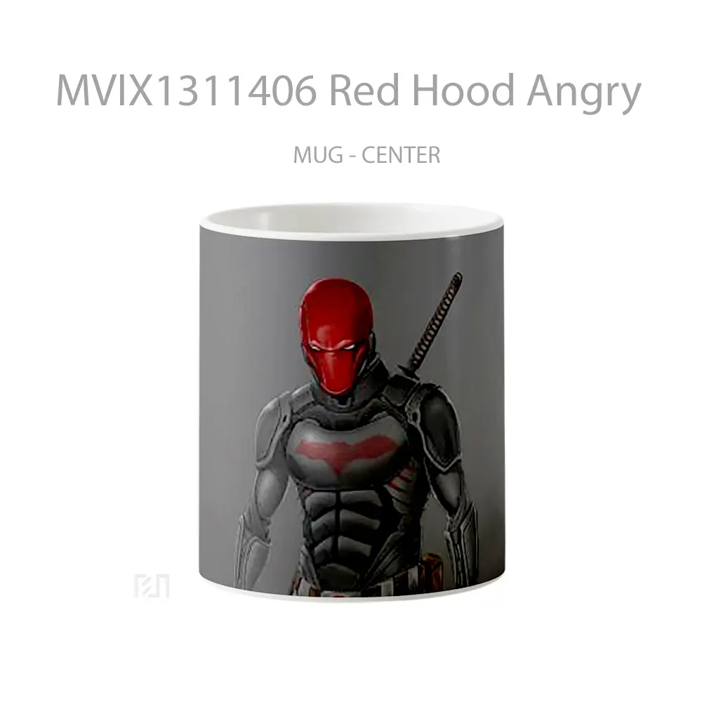 Mug Red Hood Angry Gelas Superhero