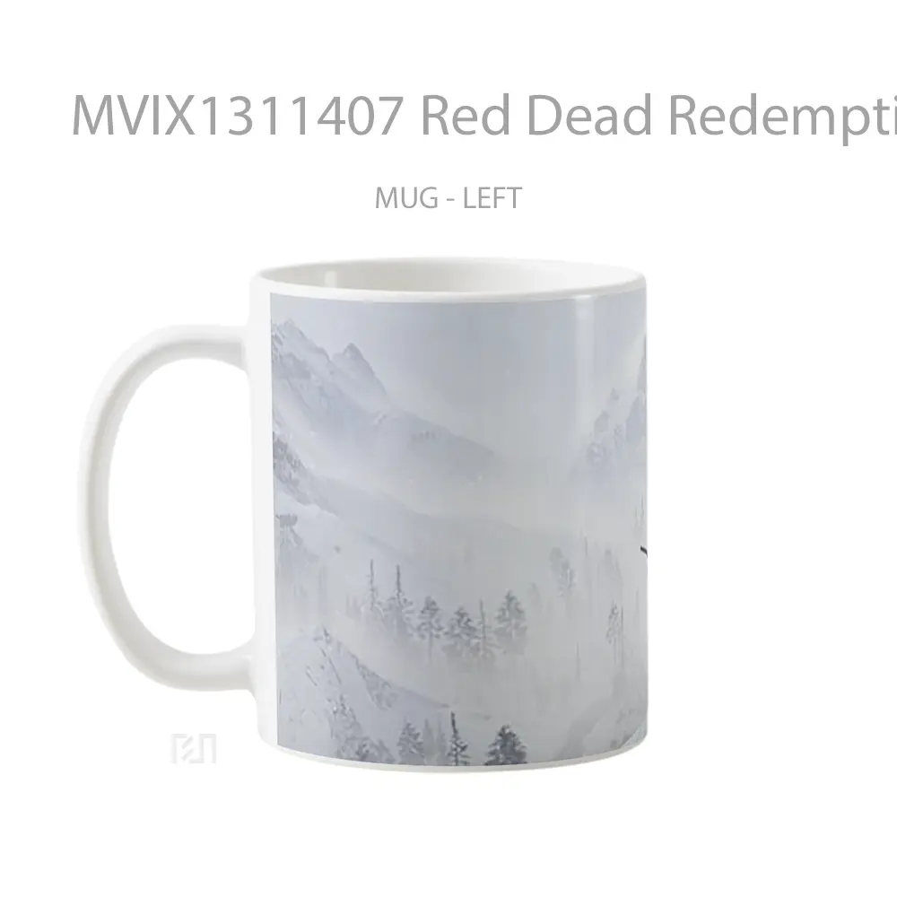 Mug Red Dead Redemption 2 The Bounty Hunter Gelas Keramik Unik - All-side / Desain