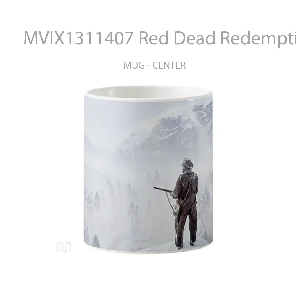 Mug Red Dead Redemption 2 The Bounty Hunter Gelas Keramik Unik