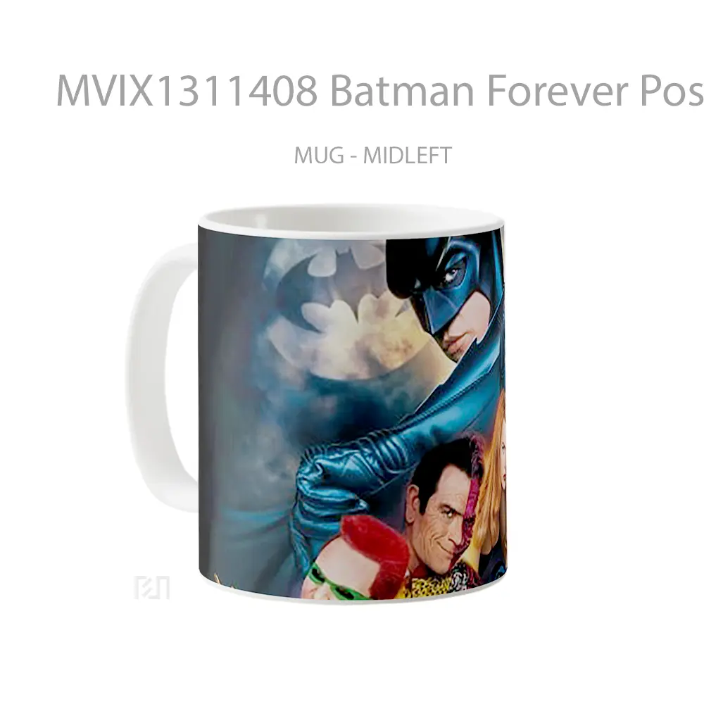 Mug Batman Forever Poster Gelas Superhero - All-side / Desain