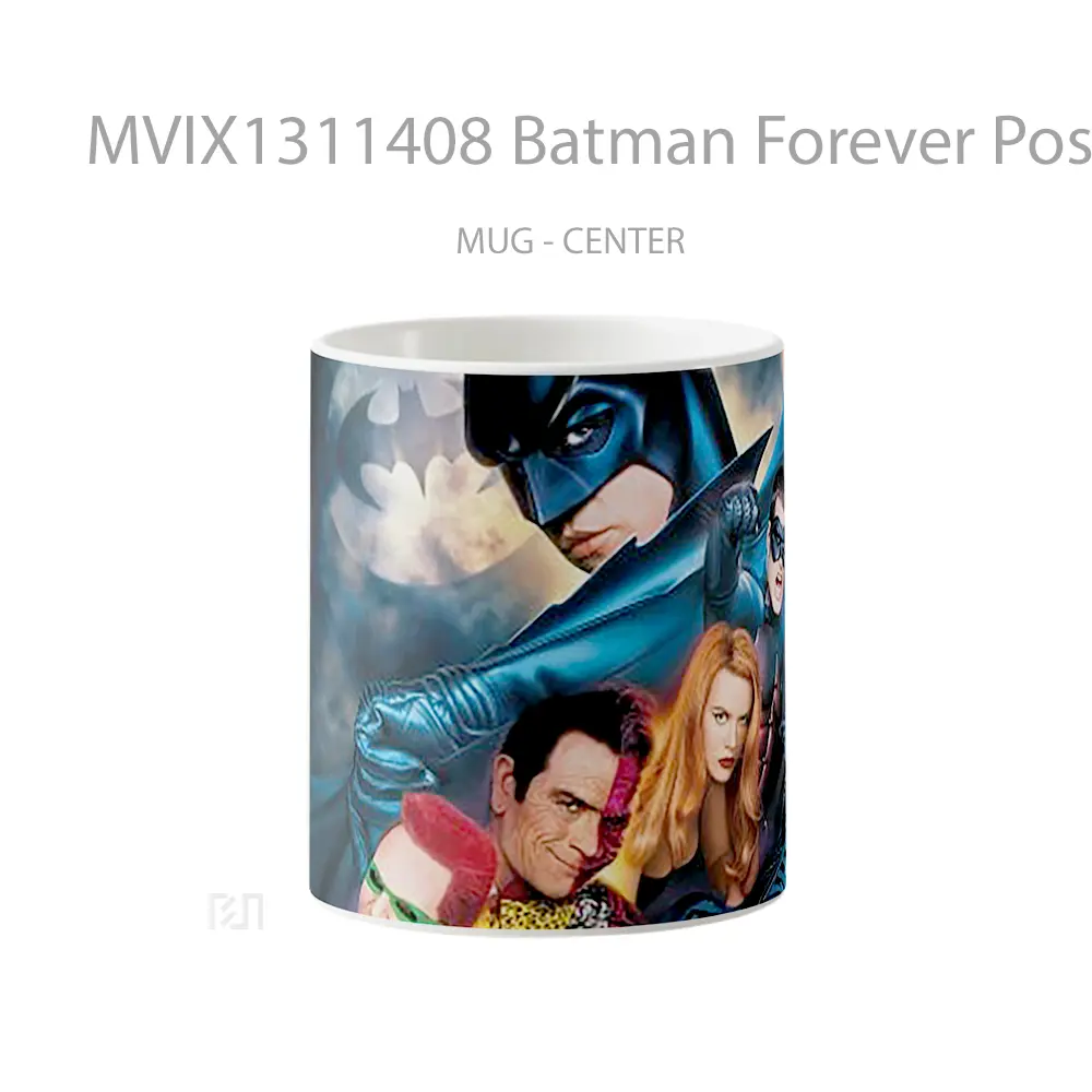 Mug Batman Forever Poster Gelas Superhero