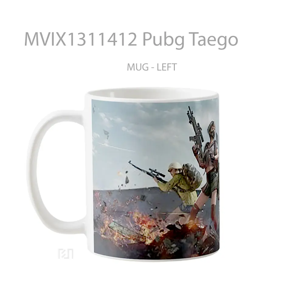 Mug Pubg Taego Cangkir Gamer - All-side / Desain