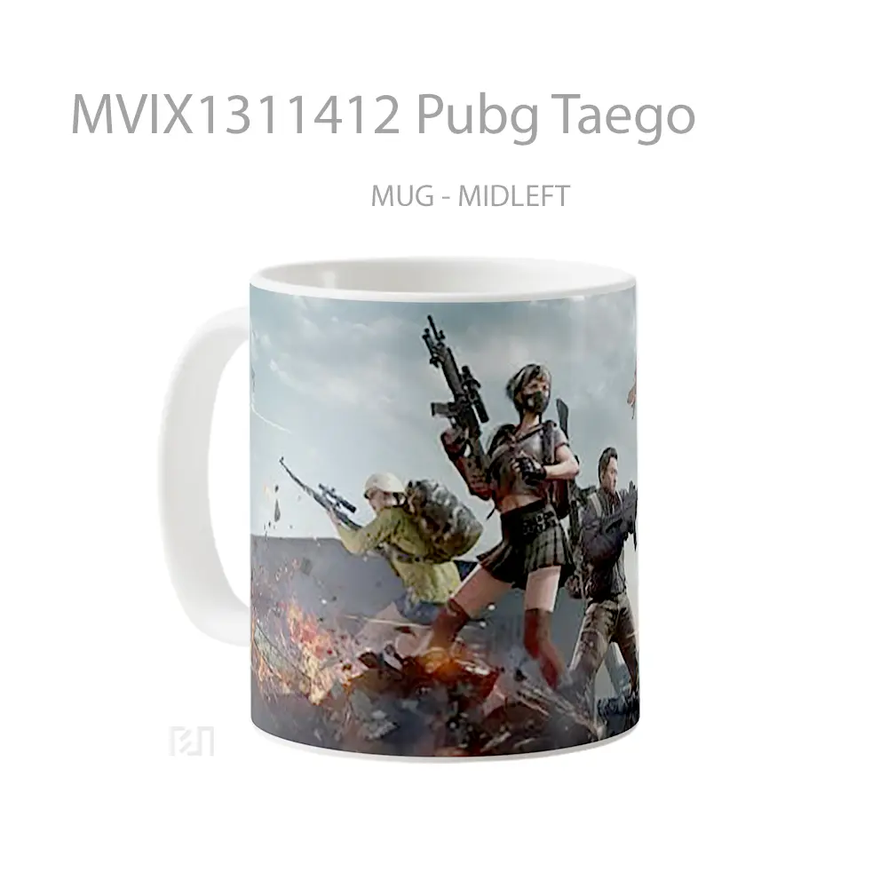 Mug Pubg Taego Cangkir Gamer - All-side / Desain