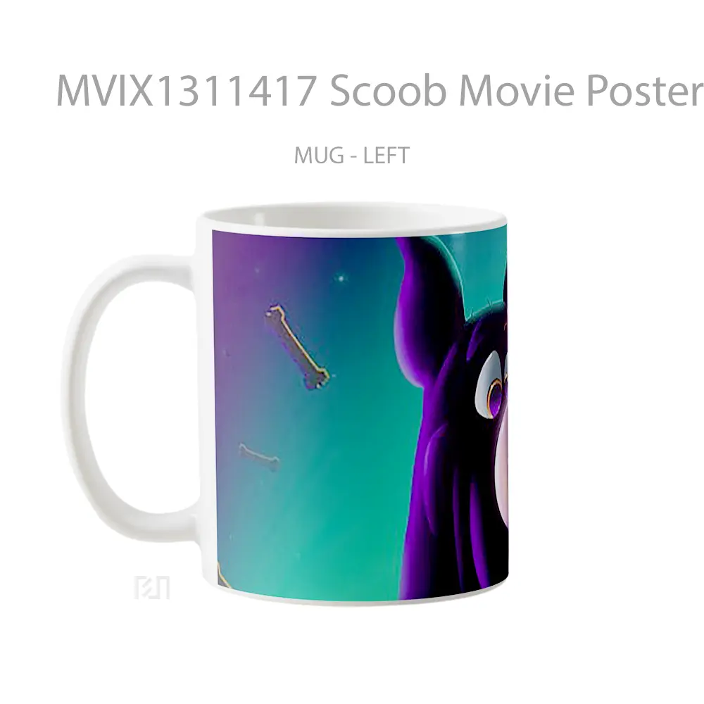 Mug Scoob Movie Poster Gelas Keramik Unik - All-side / Desain