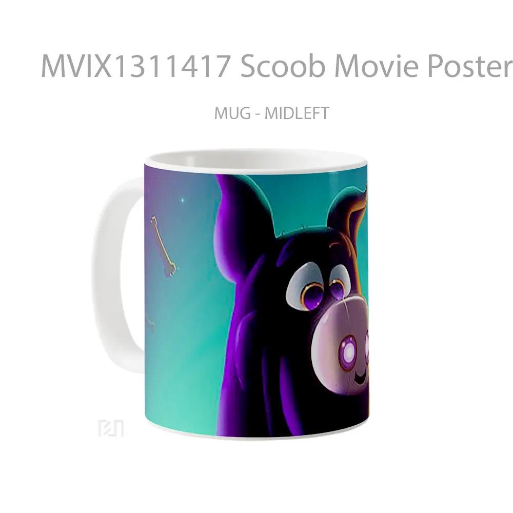 Mug Scoob Movie Poster Gelas Keramik Unik - All-side / Desain