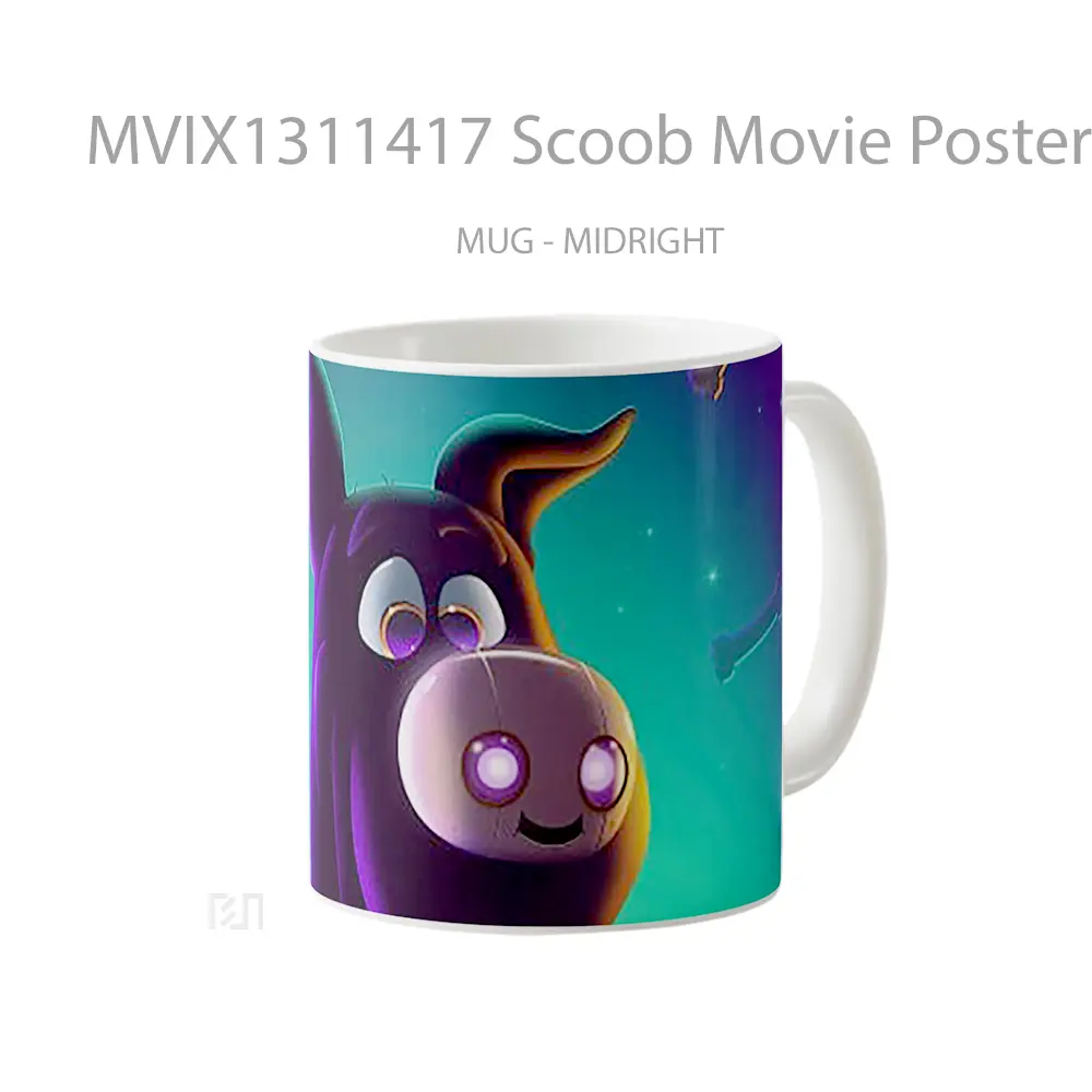 Mug Scoob Movie Poster Gelas Keramik Unik - All-side / Desain
