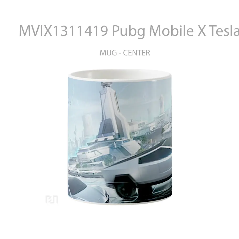 Mug Pubg Mobile X Tesla Cangkir Gamer