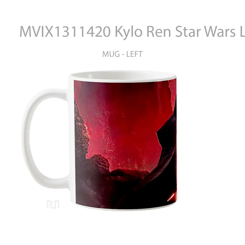 Mug Kylo Ren Star Wars Lightsaber Gelas Star Wars - All-side / Desain