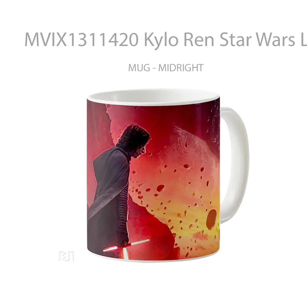 Mug Kylo Ren Star Wars Lightsaber Gelas Star Wars - All-side / Desain